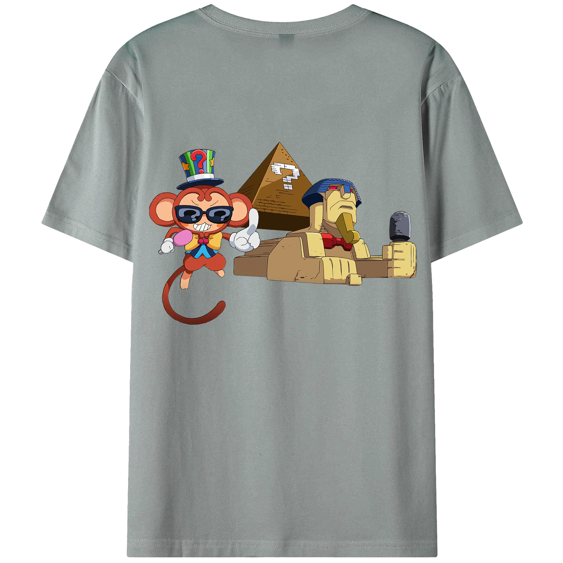 （画像用） 遊☆戯☆王 Yu-Gi-Oh! 綿100％ メンズ半袖Tシャツ（バックプリント） 通気性